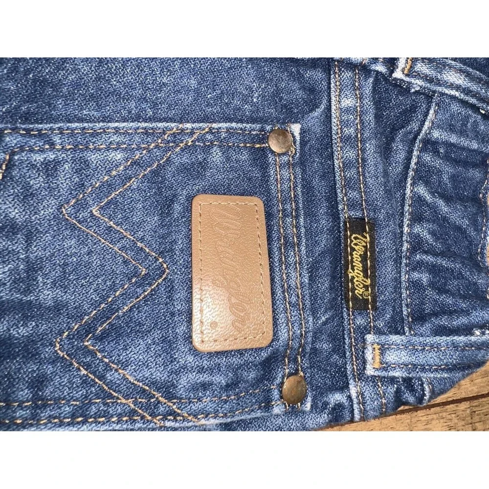 Wrangler‎ Classic Toddler Boys Dark Blue Denim Jeans Size 6 Cowboy Cut Western